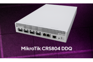 Новинка MikroTik CRS804-DDQ — компактный коммутатор 400 Гбит/с